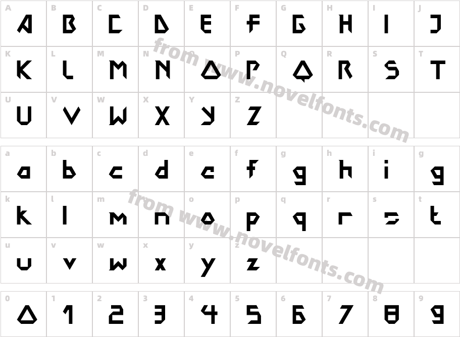 DokterBryce-BoldCharacter Map