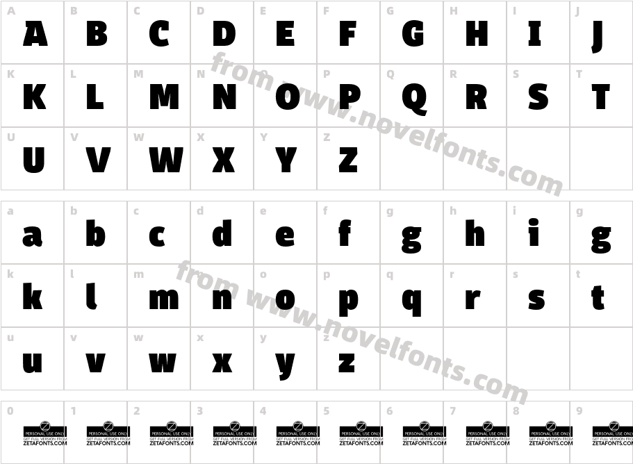 DomotikaTrial-BlackCharacter Map