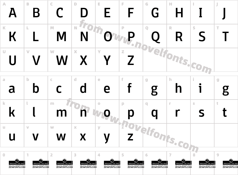 DomotikaTrial-MediumCharacter Map