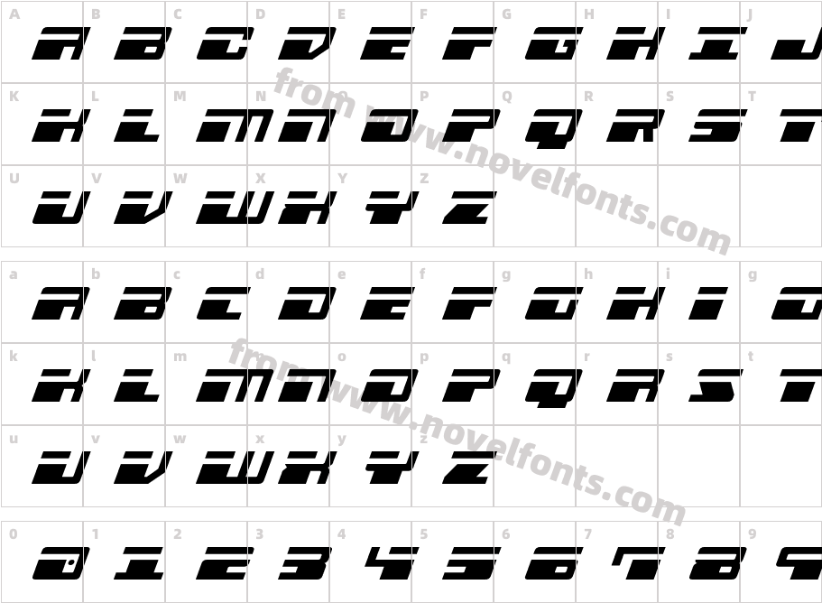 Escape Velocity Expanded ItalCharacter Map