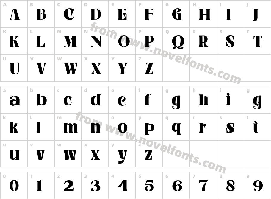 DotineCharacter Map