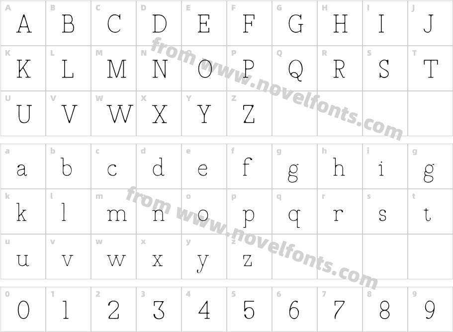 Draftside LightCharacter Map