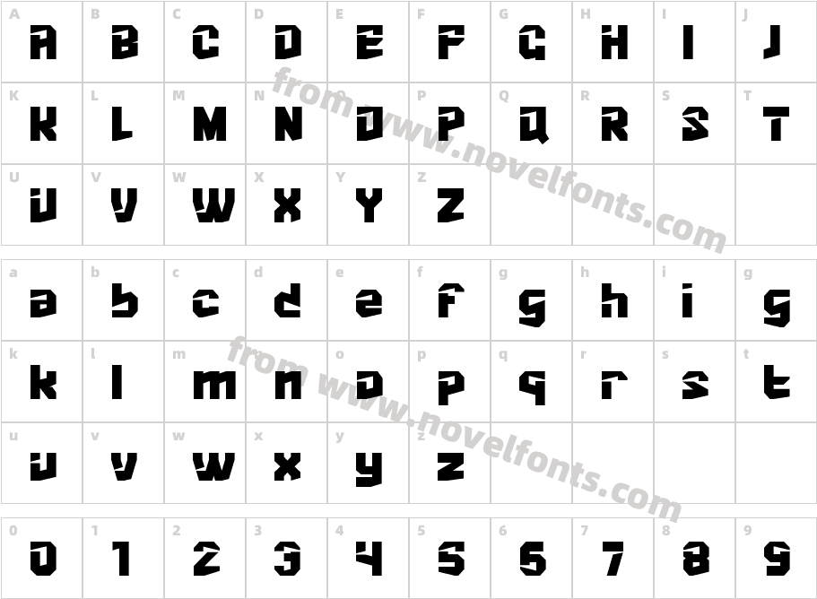 DriftMasterRegularCharacter Map