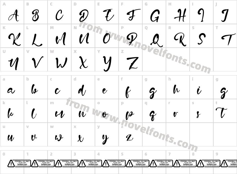 DundlesonCharacter Map