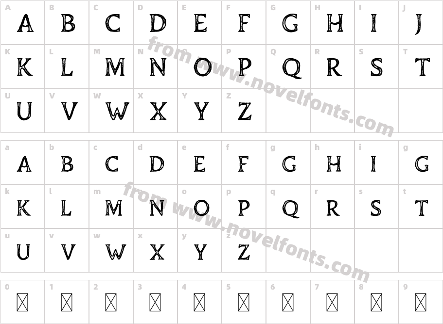 DuskeyFree-StampCharacter Map