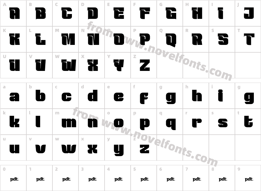 EKUHOTCharacter Map