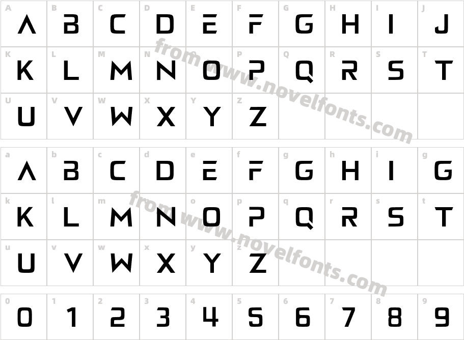 ELNATHCharacter Map