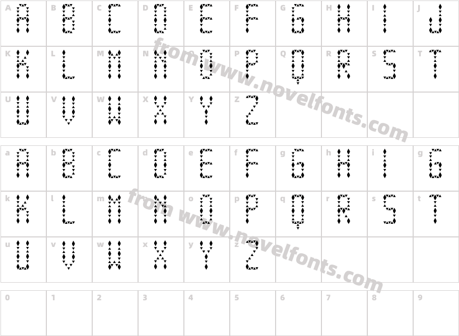 Espinuda tfbCharacter Map