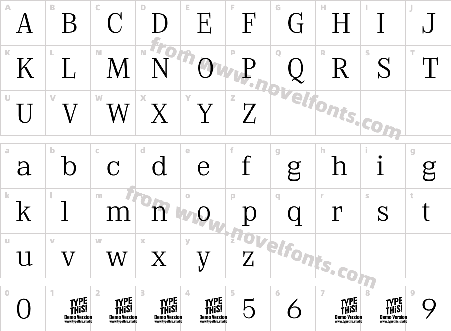 EVERY HEADLINE ThinCharacter Map