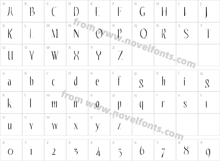 EchelonGauntCharacter Map