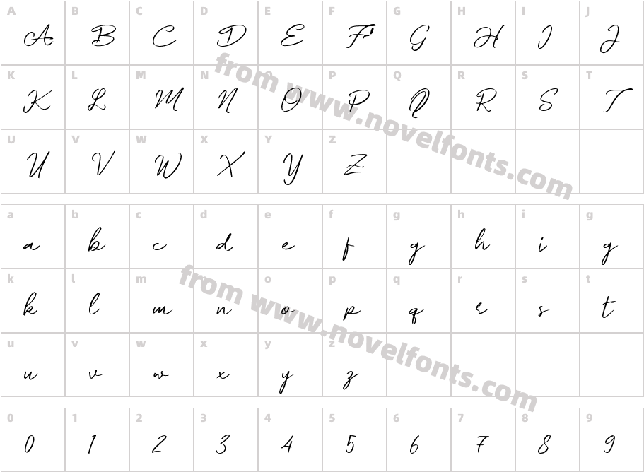 Element Signature_Character Map