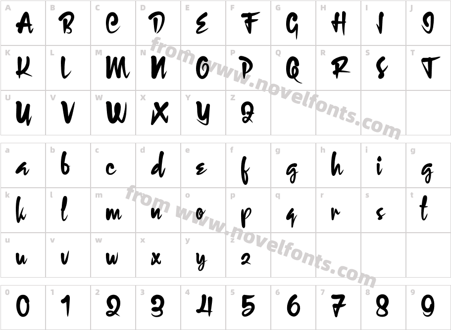 EstrudeCharacter Map