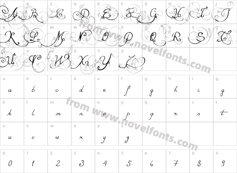 Eternal CallCharacter Map