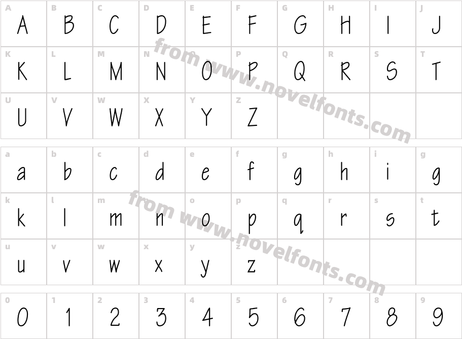 EskizTwoCondCCharacter Map