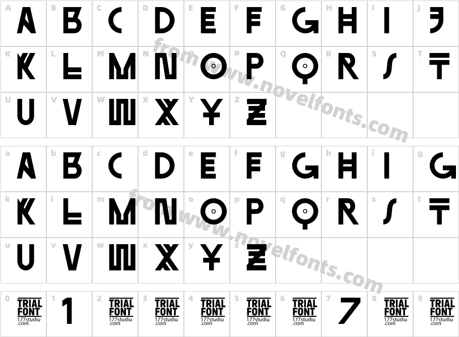 Essential Economy Demo BoldCharacter Map