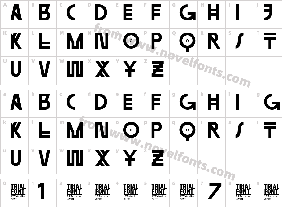 Essential Economy Demo BoldCharacter Map