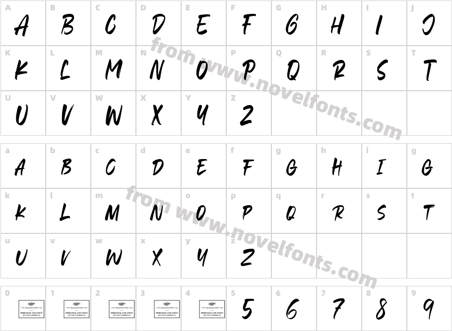 EvocativeCharacter Map