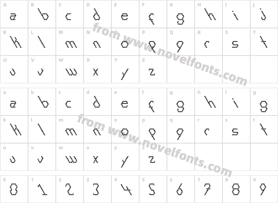 Exans-ElementsCharacter Map