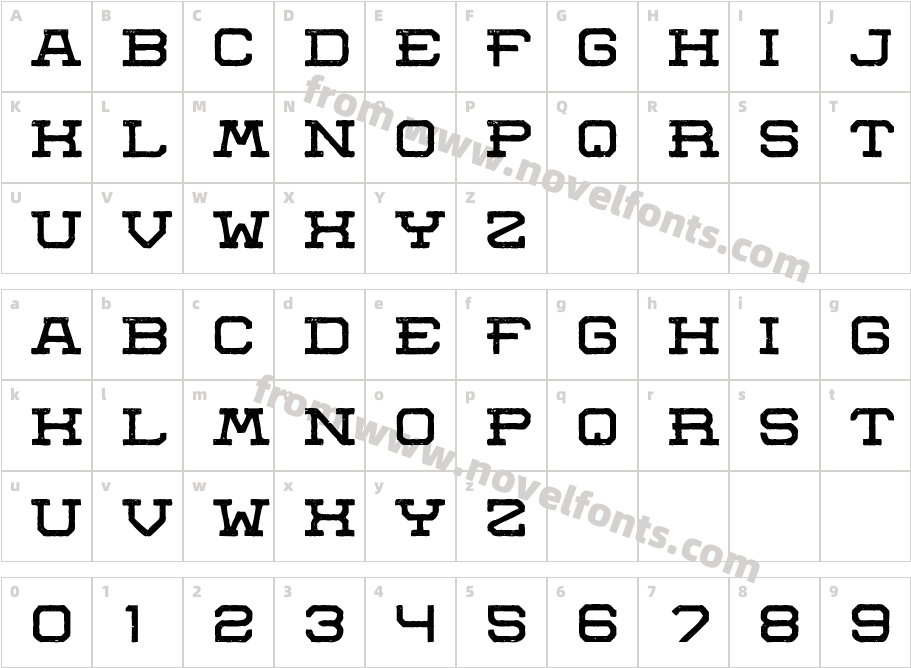 AerotowCharacter Map