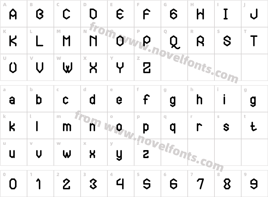 FILAGOCharacter Map