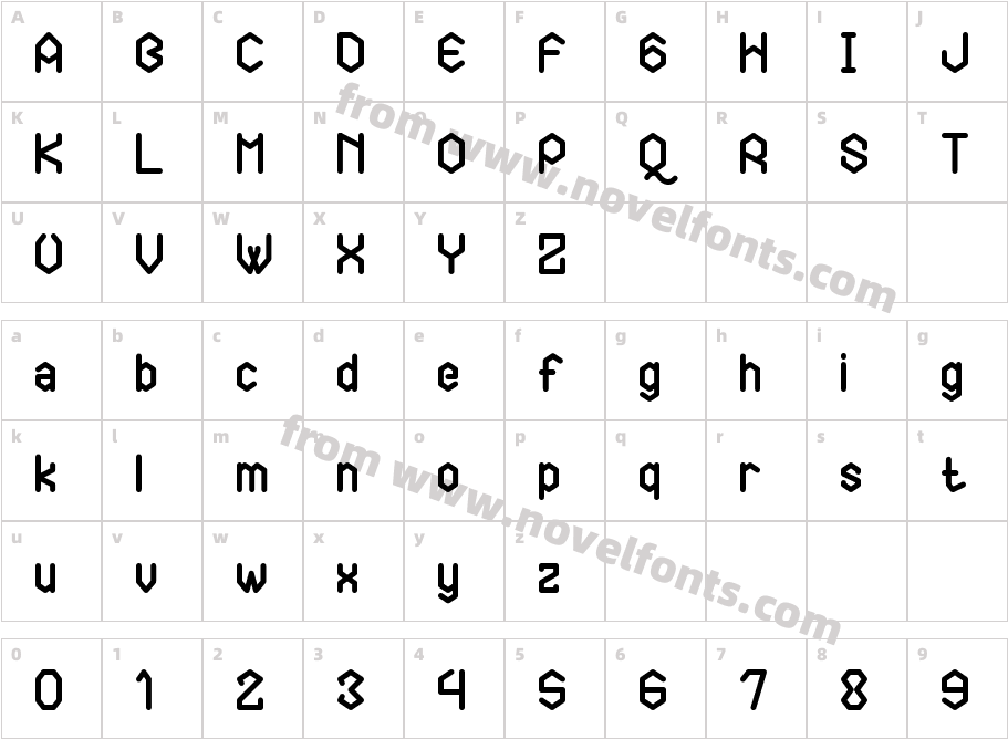 FILAGOCharacter Map