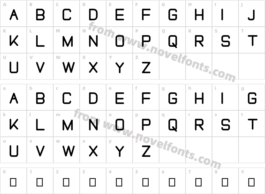 FREELAHCharacter Map