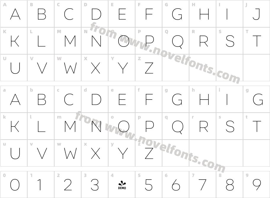 FSP DEMO - Organetto ThinCharacter Map