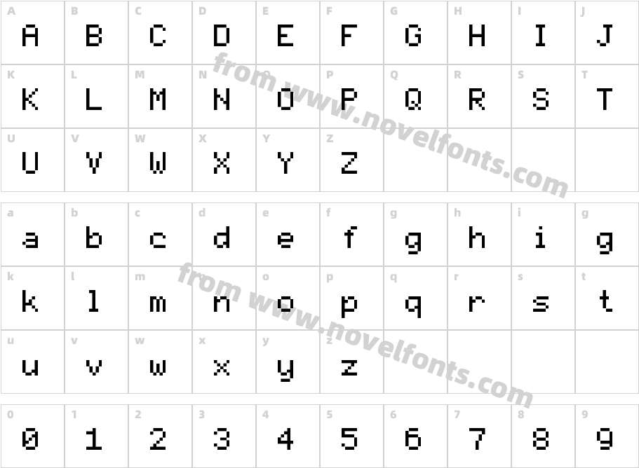 Fairfax HaxCharacter Map