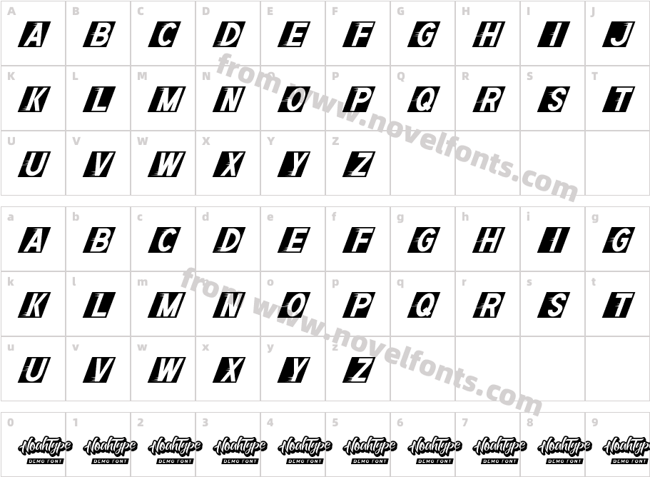 Fast Speed DemoCharacter Map