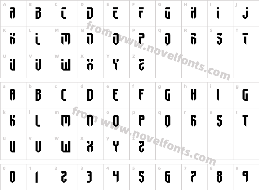 FedyralIIExpandedCharacter Map