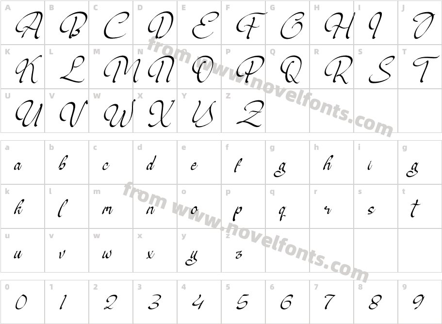 FieldsttoneCharacter Map