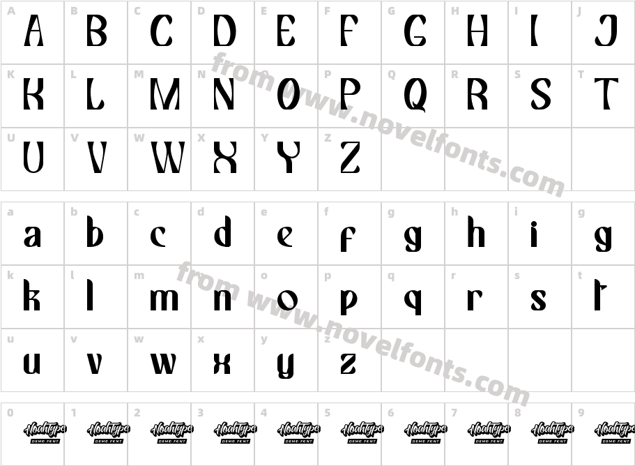 FlashpackerDemoRegularCharacter Map