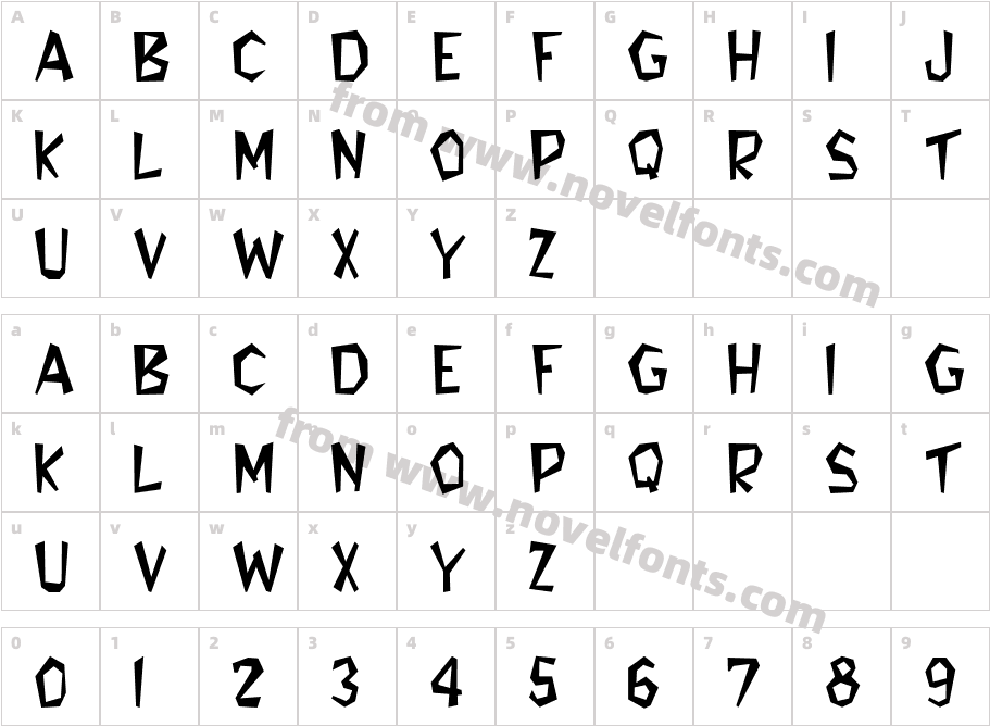 FlintstoneCharacter Map