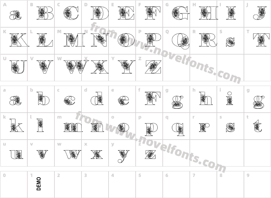 Floryan-DemoCharacter Map