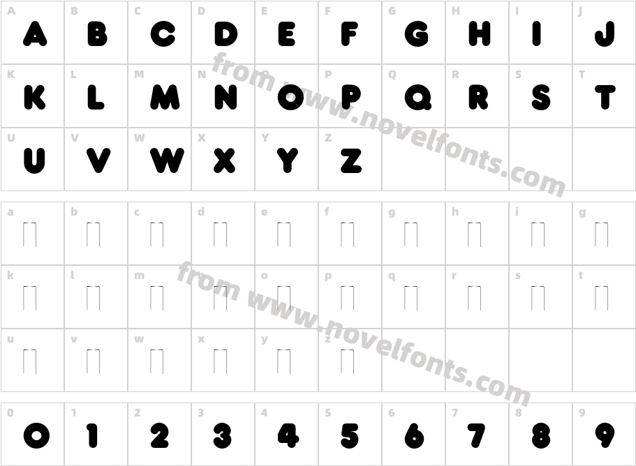 Frankfurter PlainCharacter Map