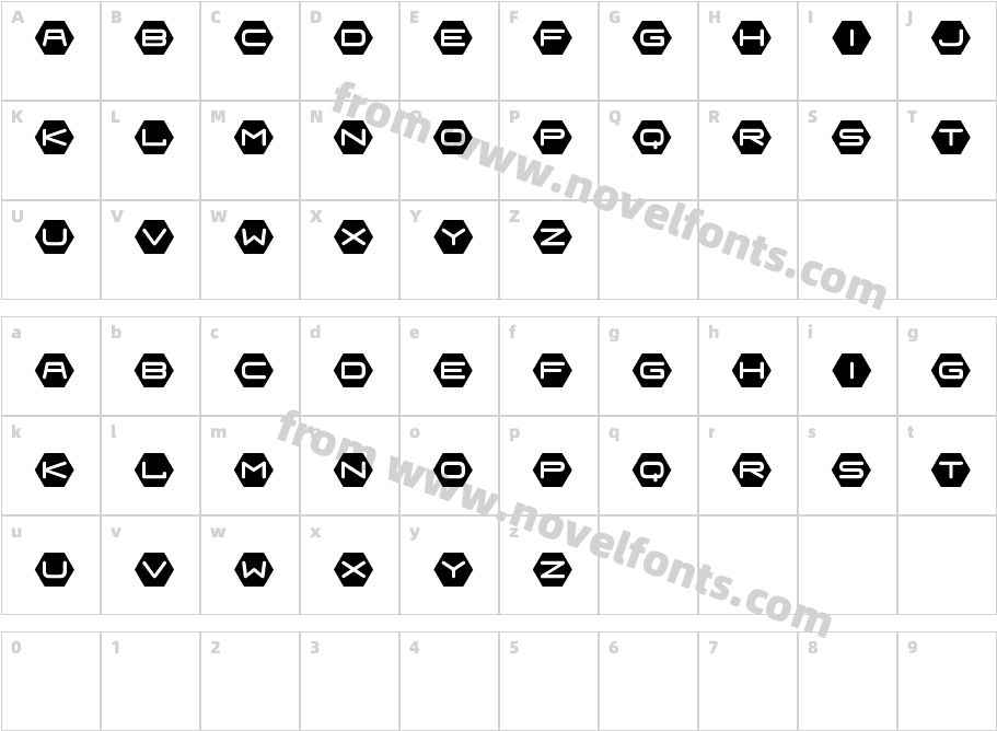 FrauleinHexCharacter Map