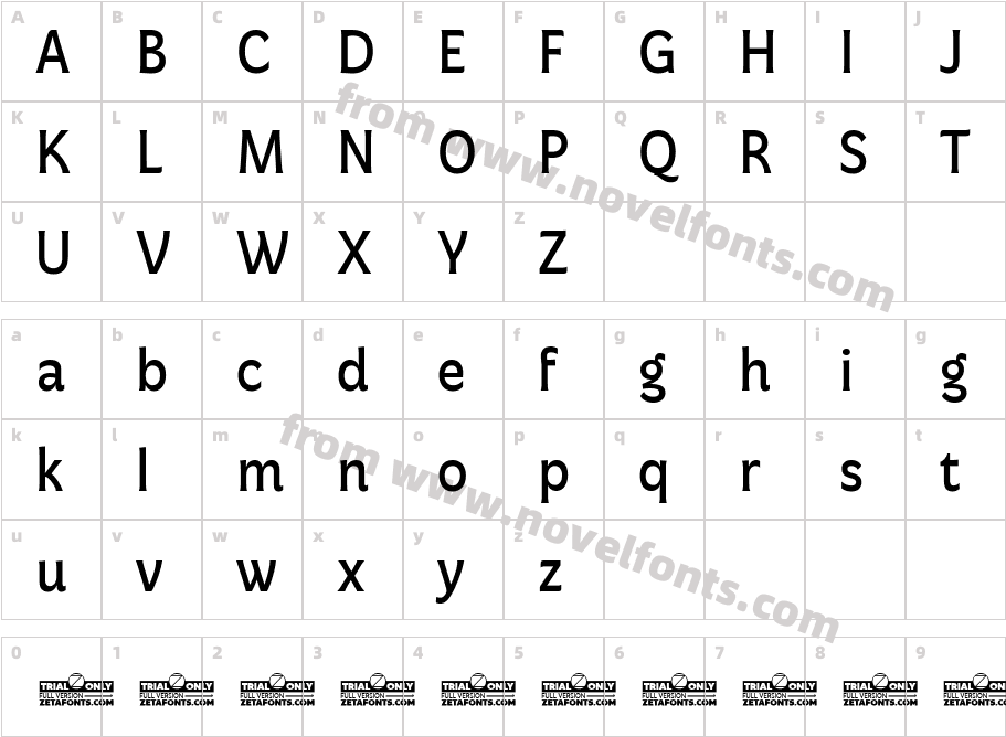 Freitag Trial BookCharacter Map