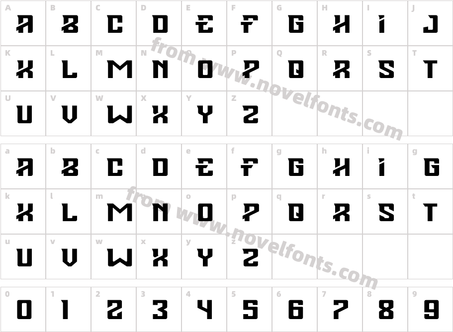 GENISRegularCharacter Map