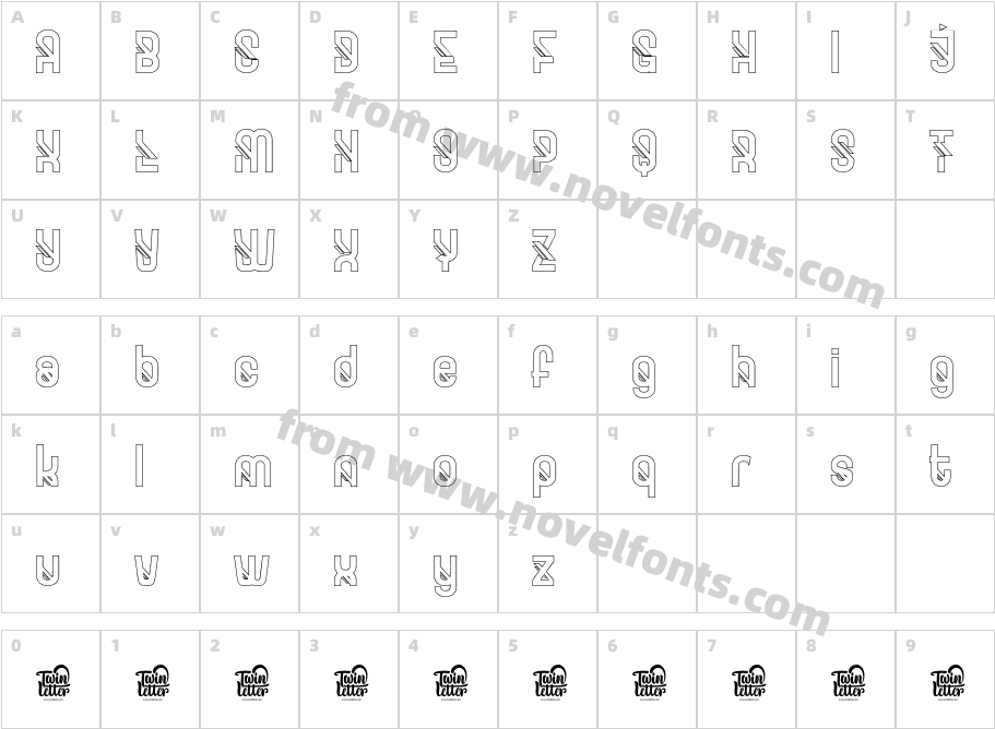 GOXAC-OutlineCharacter Map