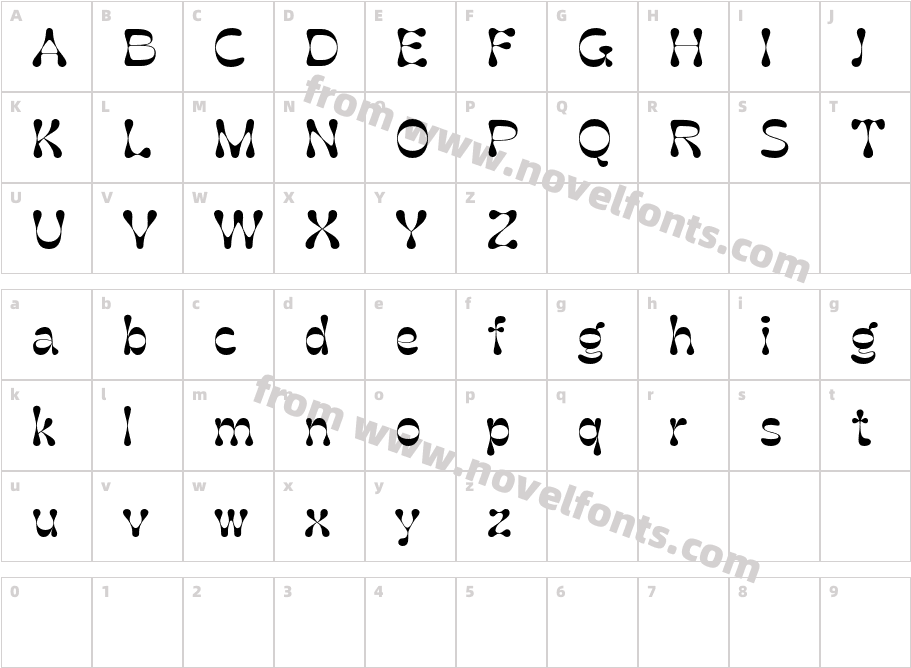 Gadion Demo RegularCharacter Map