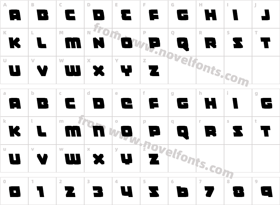 Gamer Spot  Semi-LeftalicCharacter Map