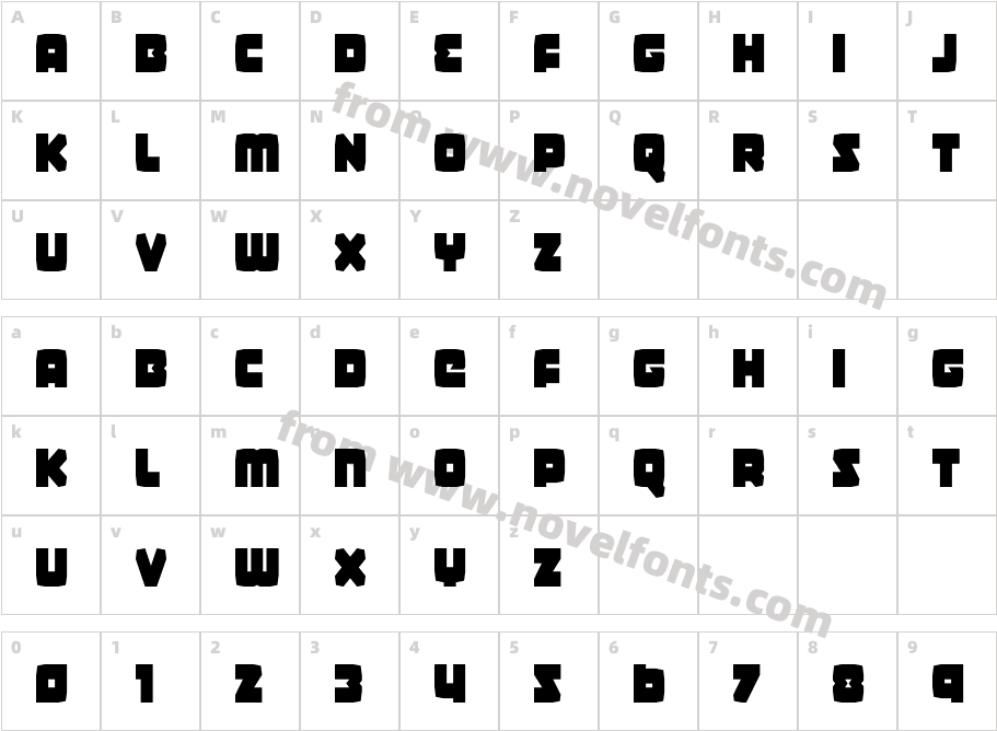 Gamer Spot CondensedCharacter Map