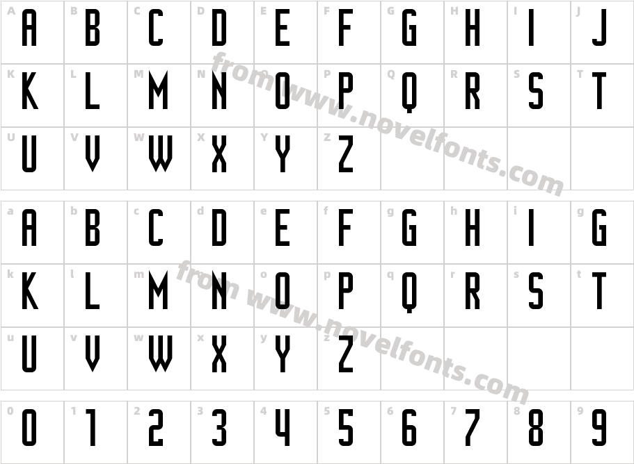 GanymedianCharacter Map