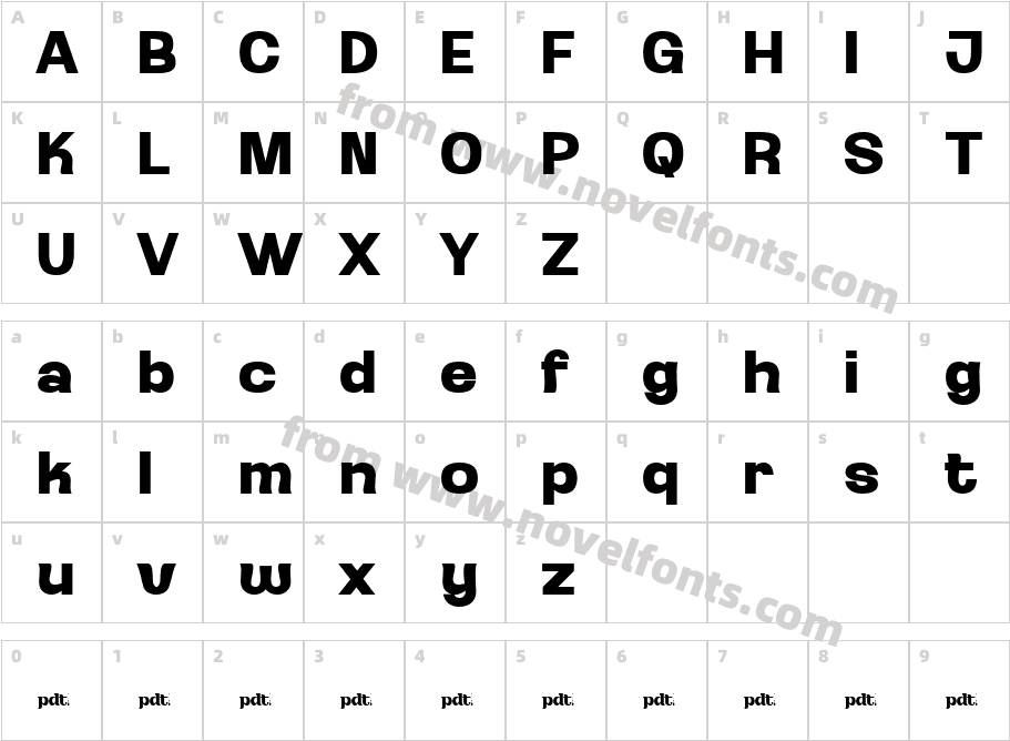 Ganyota ExtBdCharacter Map