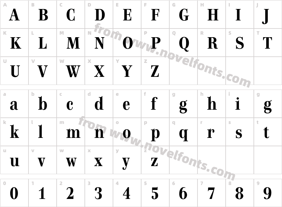 Genre-BoldCharacter Map