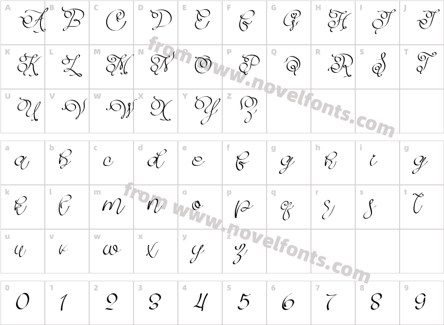 GiftpersonalRegularCharacter Map