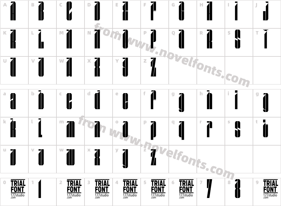 Giraffecentredemo-x30J0Character Map