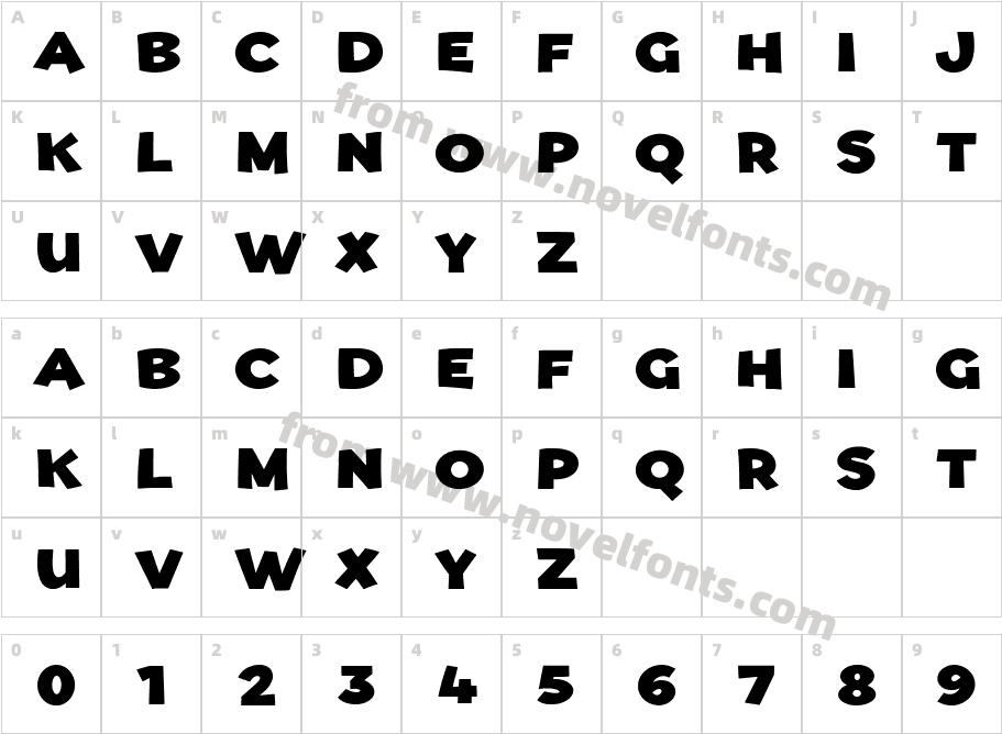 Glazed GloryCharacter Map