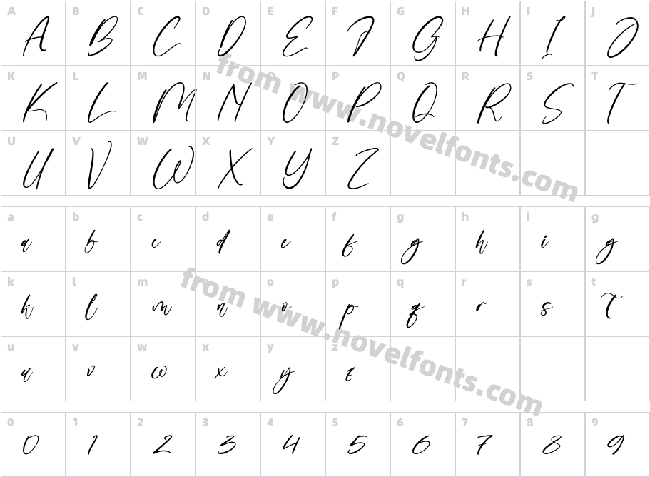 Gleythona DighuntCharacter Map