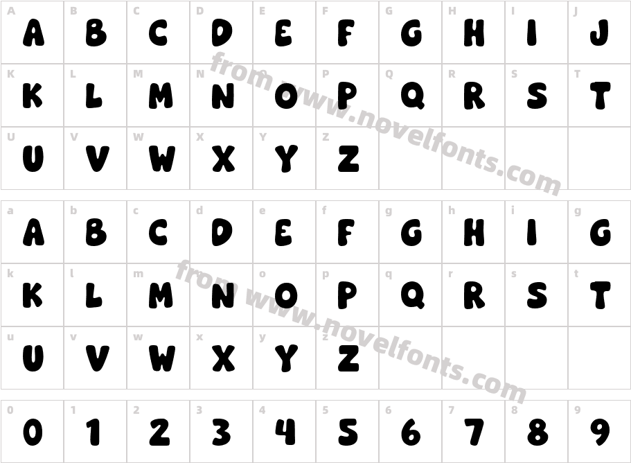 Gloomie SaturdayCharacter Map